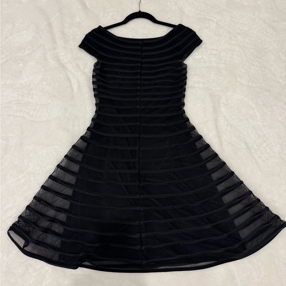 Aqua Dresses & Skirts - Aqua Elegant Black Boat Neck Dress